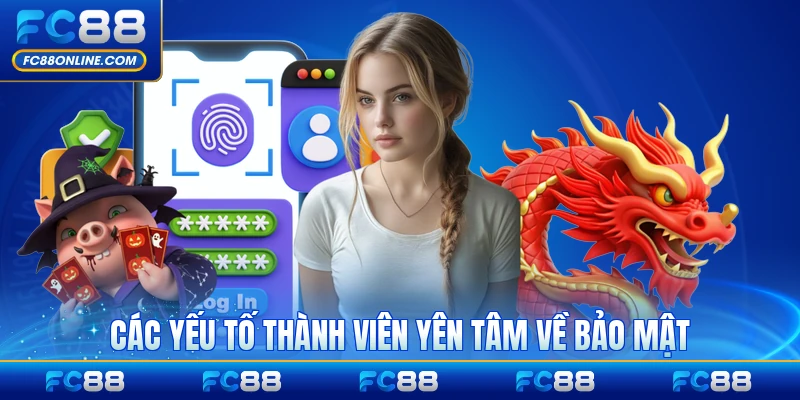 Các yếu tố thành viên yên tâm về bảo mật tại FC88 vững chắc