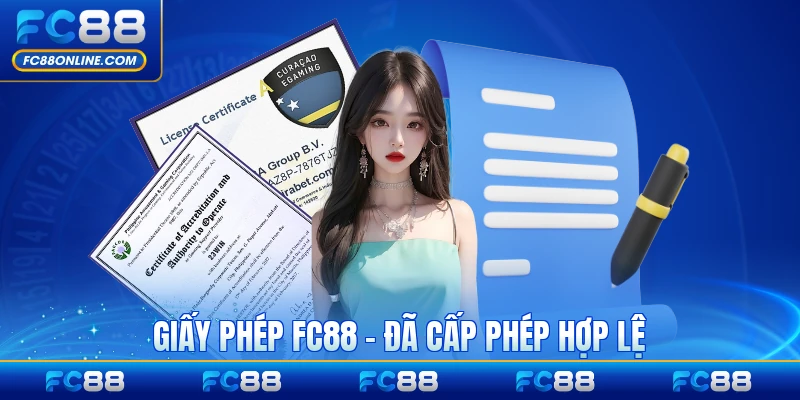 Giấy Phép FC88 - Đã Cấp Phép Hợp Lệ Bởi Tổ Chức Quốc Tế