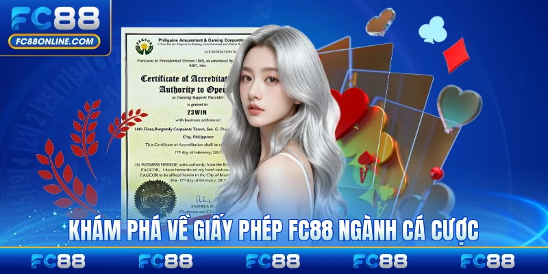 Khám phá về giấy phép FC88 ngành cá cược 2026 hiện nay