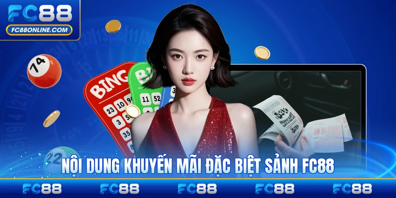 Nội dung khuyến mãi đặc biệt sảnh FC88 chi tiết