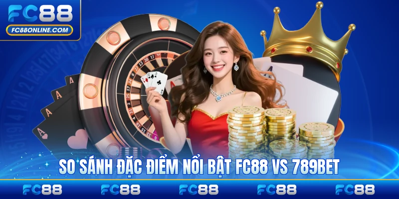 So sánh đặc điểm nổi bật FC88 vs 789Bet chi tiết