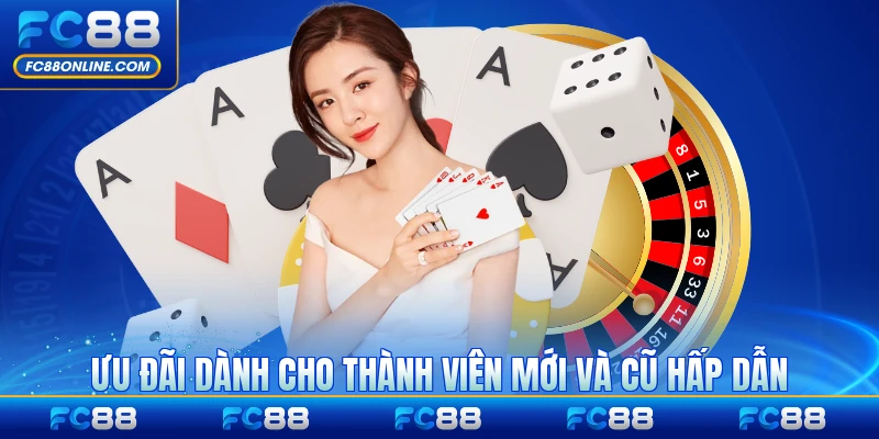 Ưu đãi dành cho thành viên mới và cũ hấp dẫn